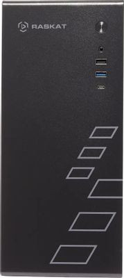 Компьютер RASKAT Standart 300,  Intel Core i3 10100,  DDR4 8ГБ, 240ГБ(SSD),  Intel UHD Graphics 630,  noOS,  черный [standart300128026]