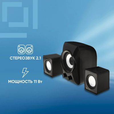 Колонки Oklick OK-420,  2.1,  черный [440405]