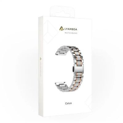 Ремешок LYAMBDA Cetus для универсальный, розовое золото [dsg-11-22-sr]