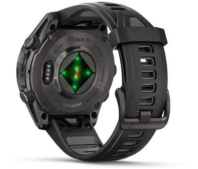 Смарт-часы Garmin Fenix 8,  43мм,  1.3",  черный/черный [010-02903-21]