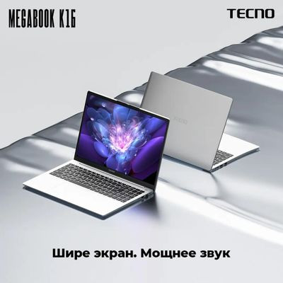 Ноутбук TECNO MegaBook K16AS 16", IPS, Intel Core i5 1235U 1.3ГГц, 10-ядерный, 16ГБ LPDDR4, 512ГБ SSD,  Intel Iris Xe graphics, Windows 11 Home, серебристый [tcn-k16i5.w16.sl]
