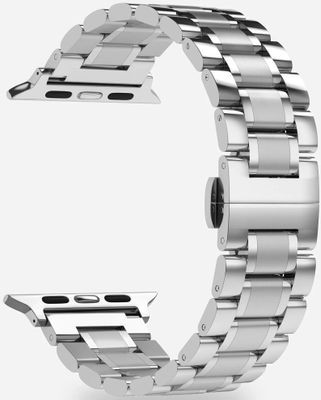 Ремешок LYAMBDA Cetus DSG-11-20-SL для Garmin/Samsung/Huawei/LG/Rolex/Xiaomi/Honor/Nokia, серебристый