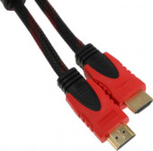 Кабель соединительный аудио-видео PREMIER 5-813R,  HDMI (m)  -  HDMI (m) ,  ver 1.4,  20м, ф/фильтр,  черный/красный [5-813r 20.0]