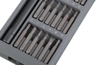 Отвертка с насадками  Xiaomi Mi Precision Screwdriver Kit, 25 предметов, в жестком кейсе [bhr4680gl]