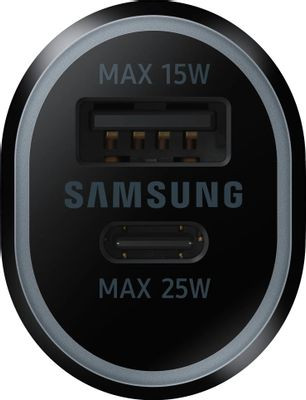 Автомобильное зарядное устройство Samsung EP-L4020,  USB + USB type-C,  3A,  черный [ep-l4020nbegeu]
