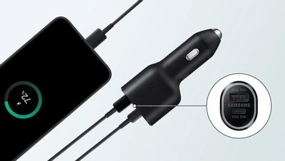 Автомобильное зарядное устройство Samsung EP-L4020,  USB + USB type-C,  3A,  черный [ep-l4020nbegeu]