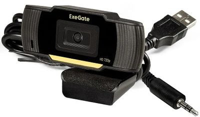 Web-камера EXEGATE GoldenEye C270,  черный [ex286181rus]