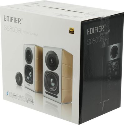 Колонки Bluetooth Edifier S880DB, 2.0, светлое дерево/ белый Колонки Bluetooth Edifier S880DB, 2.0, светлое дерево/ белый