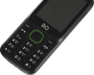 Сотовый телефон BQ Step L+ 2440, черный/зеленый Сотовый телефон BQ Step L+ 2440, черный/зеленый