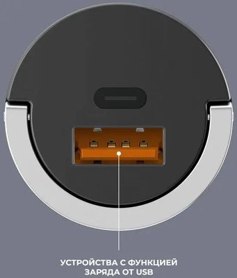 Автомобильное зарядное устройство Deppa 11211,  USB-A + Type-C,  30Вт,  3A,  черный