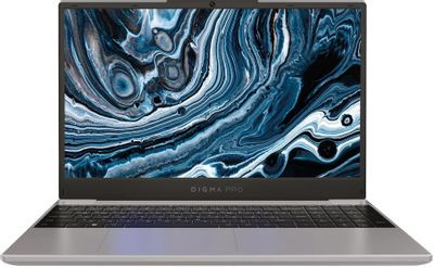 Ноутбук DIGMA PRO Breve 15.6", IPS, AMD Ryzen 7 5800U 1.9ГГц, 8-ядерный, 16ГБ DDR4, 512ГБ SSD,  AMD Radeon, Windows 11 Professional, темно-серый [dn15r7-adxw02]