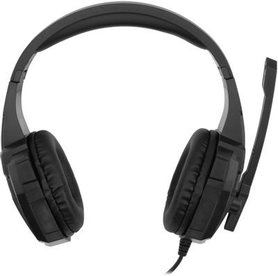 Гарнитура игровая Oklick HS-L355G,  для компьютера, мониторные,  проводные, черный [1939807]