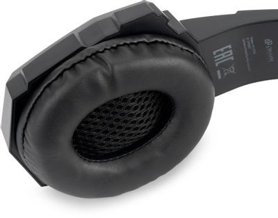 Гарнитура игровая Oklick HS-L355G,  для компьютера, мониторные,  проводные, черный [1939807]