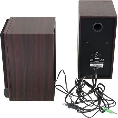 Колонки Sven SPS-609,  2.0,  коричневый/ вишня [sv-0120609ch]