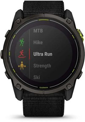 Смарт-часы Garmin Enduro 3,  51мм,  1.4",  черный/серый [010-02751-01]