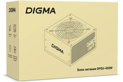 Блок питания Digma DPSU-450W, 450Вт, 120мм, черный, retail Блок питания Digma DPSU-450W, 450Вт, 120мм, черный, retail