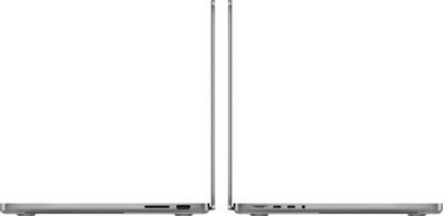Ноутбук Apple MacBook Pro 14 M3 A2918 14.2", 2023, Retina XDR, Apple M3 8 core 4ГГц, 8-ядерный, 8ГБ 512ГБ SSD,  Mac OS, серый космос [z1c8000ea(mtl73)]