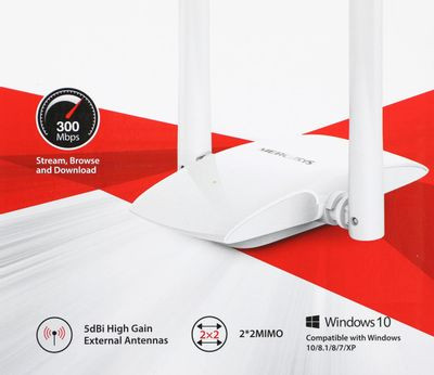 Wi-Fi адаптер MERCUSYS MW300UH USB 2.0