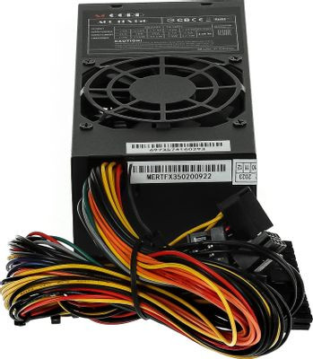 Блок питания Accord ACC-TFX350,  350Вт,  80мм,  черный
