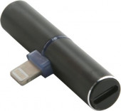 Переходник аудио  Red Line,  lightning  -  Jack 3.5 (m) ,  черный [ут000016491]