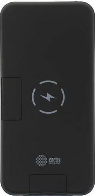 Внешний аккумулятор (Power Bank) Cactus CS-PBFSQT-10000,  10000мAч,  черный