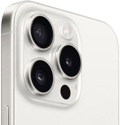 Смартфон Apple iPhone 15 Pro 128Gb, A3104, белый титан Смартфон Apple iPhone 15 Pro 128Gb, A3104, белый титан