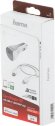 Автомобильное зарядное устройство HAMA H-183317,  USB type-C,  8-pin Lightning (Apple),  3A,  белый [00183317]