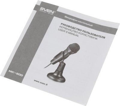 Микрофон Sven MK-500,  черный [sv-019051]