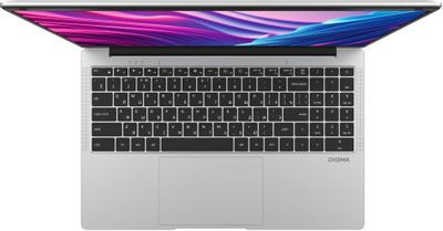Ноутбук Digma EVE P5851 15.6", 2023, IPS, Intel Pentium Silver N5030 1.1ГГц, 4-ядерный, 8ГБ LPDDR4, 256ГБ SSD,  Intel UHD Graphics  605, Windows 11 Professional, серебристый [dn15n5-8cxw05]