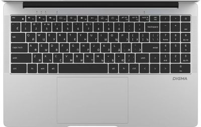 Ноутбук Digma EVE P5851 15.6", 2023, IPS, Intel Pentium Silver N5030 1.1ГГц, 4-ядерный, 8ГБ LPDDR4, 256ГБ SSD,  Intel UHD Graphics  605, Windows 11 Professional, серебристый [dn15n5-8cxw05]