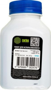 Тонер Cactus CS-TBRCHUC-60,  для Brother Color Universal,  голубой, 60грамм, флакон