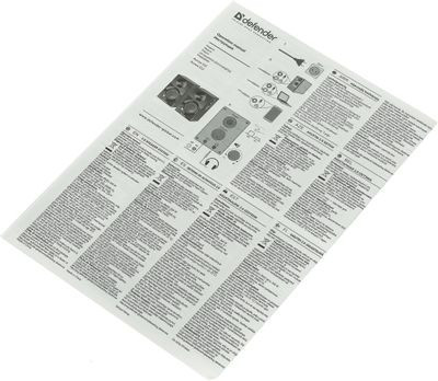 Колонки Defender Aurora S12,  2.0,  черный [65415]