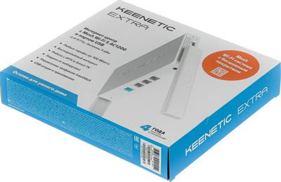 Wi-Fi роутер KEENETIC Extra,  AC1200,  белый [kn-1713]