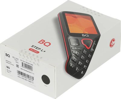 Сотовый телефон BQ Step L+ 2440,  черный