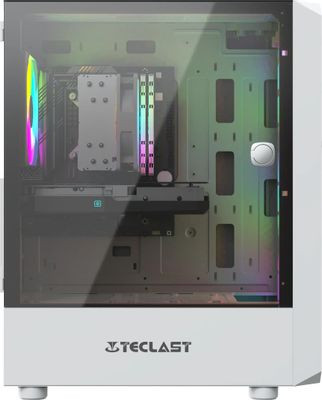 Компьютер TECLAST G02,  AMD Ryzen 5 7500F,  DDR5 32ГБ, 1ТБ(SSD),  NVIDIA GeForce RTX 4060 - 8 ГБ,  Windows 11 Professional,  белый [g02 7500f32g1t4060wkru]