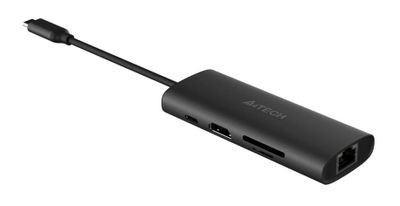 Хаб (разветвитель) A4TECH DST-80C, серый