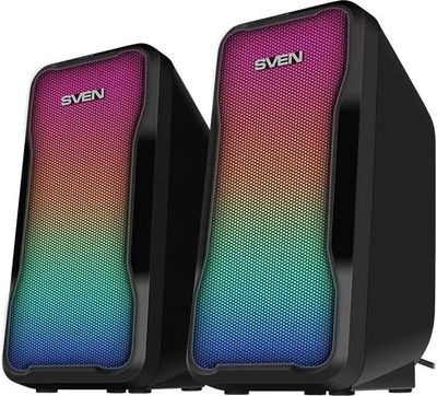 Колонки Bluetooth Sven 435,  2.0,  черный [sv-020927]