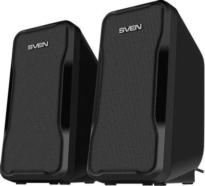 Колонки Bluetooth Sven 435,  2.0,  черный [sv-020927]