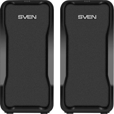 Колонки Bluetooth Sven 435,  2.0,  черный [sv-020927]