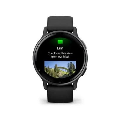 Смарт-часы Garmin Vivoactive 5,  30.4мм,  1.2",  черный/черный [010-02862-10]