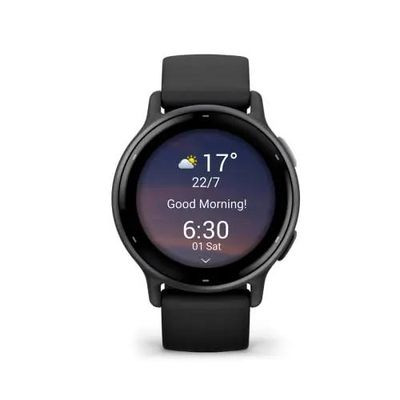 Смарт-часы Garmin Vivoactive 5,  30.4мм,  1.2",  черный/черный [010-02862-10]