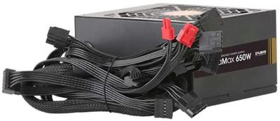 Блок питания Zalman ZM650-GVII,  650Вт,  120мм,  черный, retail