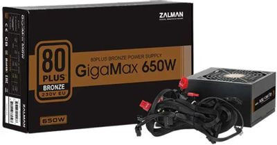 Блок питания Zalman ZM650-GVII,  650Вт,  120мм,  черный, retail