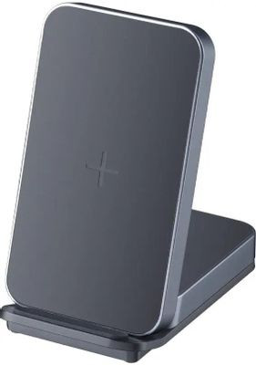 Беспроводное зарядное устройство Deppa USB type-C,  USB-C,  20Вт,  3A,  серый [24027]