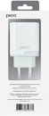 Сетевое зарядное устройство PERO ТС05,  USB + USB type-C,  18Вт,  3.1A,  белый [тс05whpd]