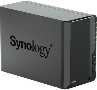 Сетевое хранилище NAS Synology DS224+ 2-bay настольный Celeron J4125
