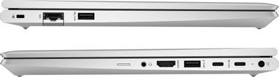 Ноутбук HP ProBook 440 G10 14", IPS, Intel Core i5 1335U 1.3ГГц, 10-ядерный, 16ГБ DDR4, 512ГБ SSD,  Intel Iris Xe graphics, Free DOS, серебристый [816m1ea]