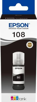 Чернила Epson 108 C13T09C14A, для Epson, 70мл, черный Чернила Epson 108 C13T09C14A, для Epson, 70мл, черный