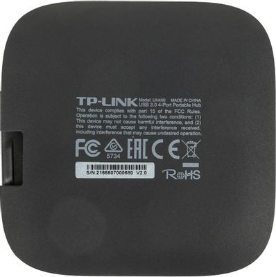 Хаб (разветвитель) TP-LINK UH400, черный Хаб (разветвитель) TP-LINK UH400, черный