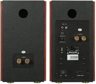 Колонки Bluetooth Oklick OK-117 BT,  2.0,  черный [1193274]